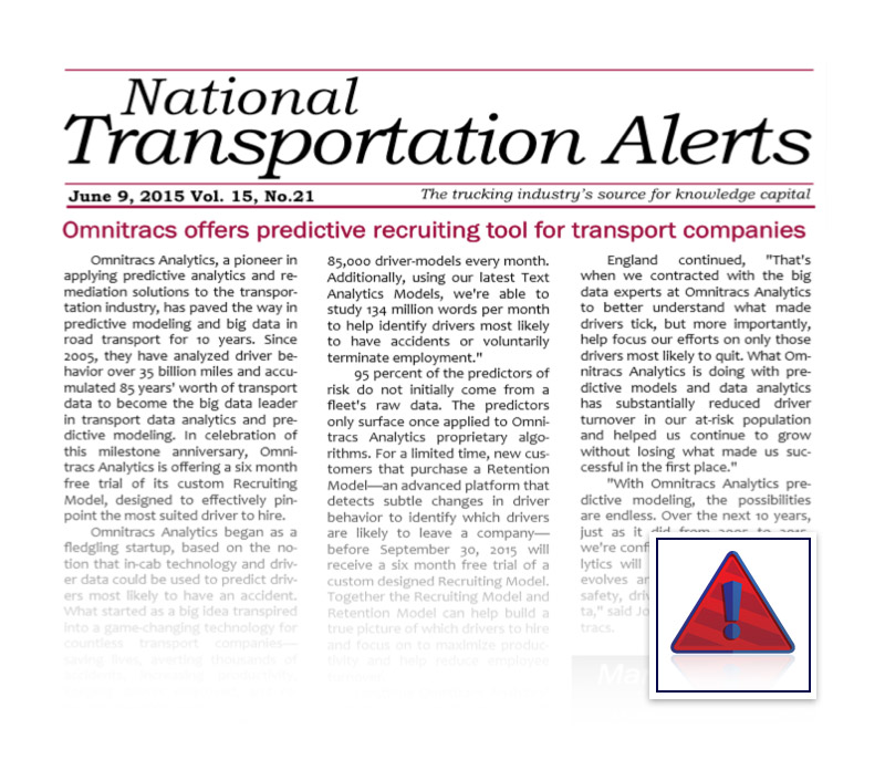national highways travel alerts