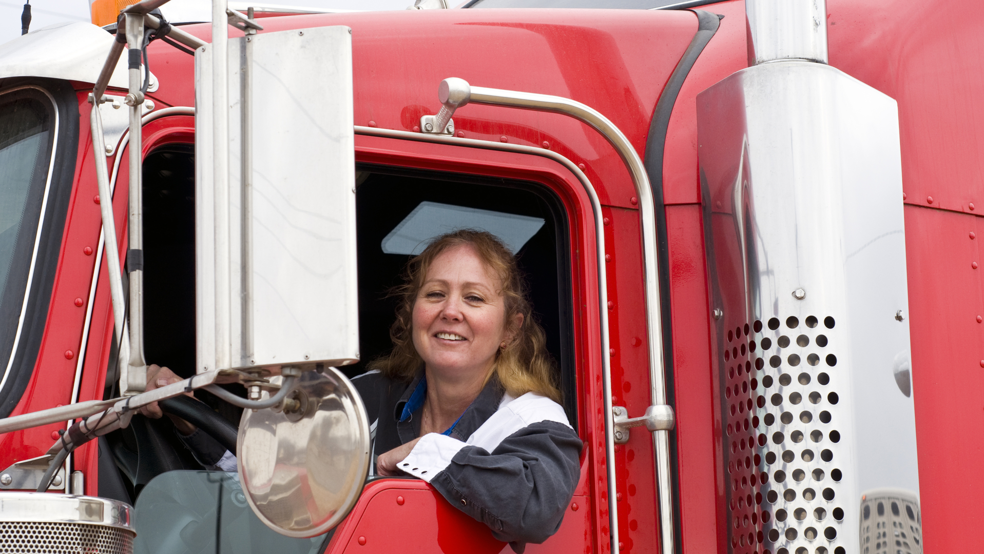 To truckers, she's the Sunshine Girl
